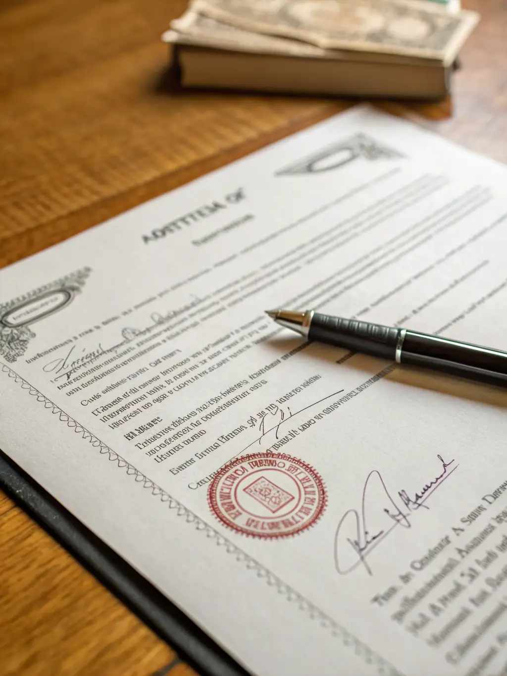 A visual representation of a legal document being reviewed, highlighting key clauses and legal jargon related to lease-to-own agreements, with a magnifying glass focusing on specific details.