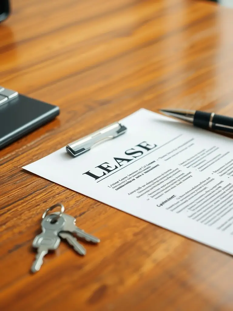 A person signing a rent-to-own agreement with a smile, representing the ease and simplicity of the process.